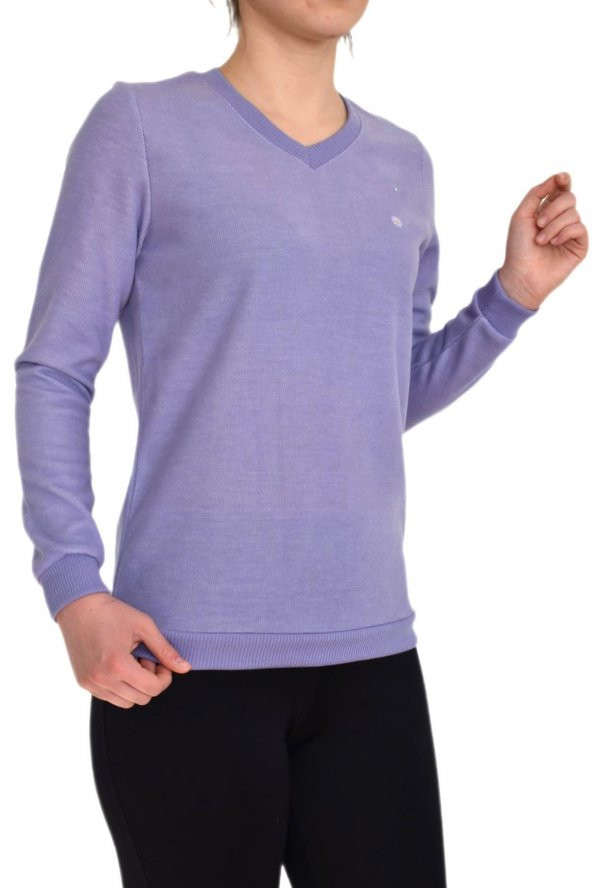 Bayan V Yaka Sweatshirt BGLNT86940 - 9