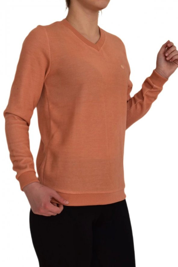 Bayan V Yaka Sweatshirt BGLNT86940 - 12