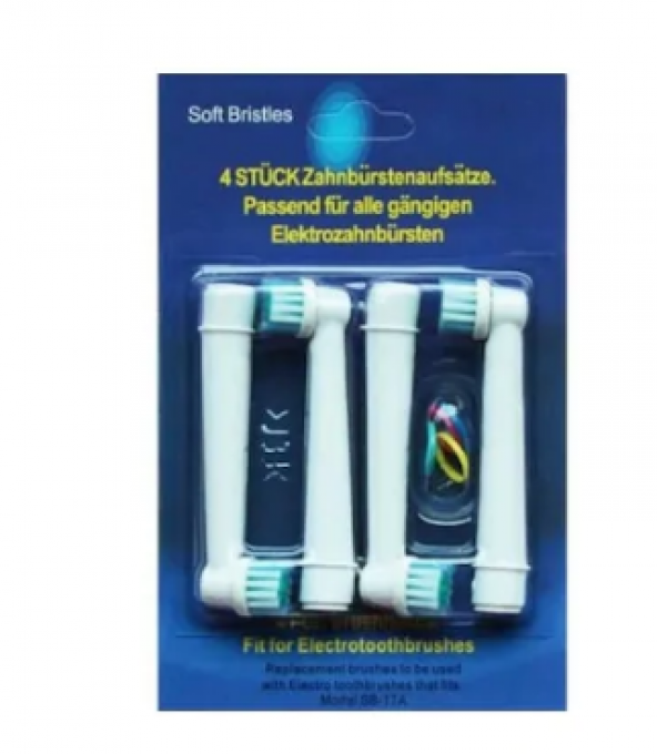 Diş Fırçası Yedek Başlığı Elektrikli Fırça Başlık 4 Adet - Resim 4
