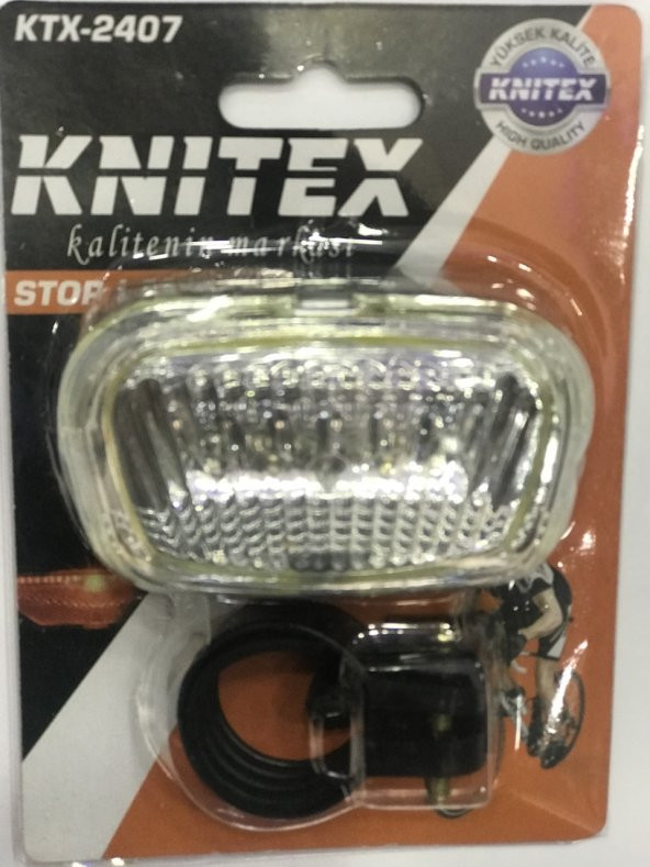 Yeni Kalite Knitex KTX-2407 Bisiklet Oval Arka Stop Lambası