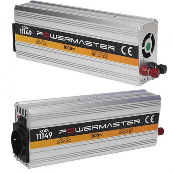 İnvertör 12-220 Volt 1000 W Pm11149