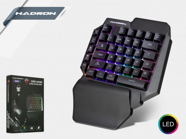HADRON G504 OYUN KLAVYE LEDLİ Q