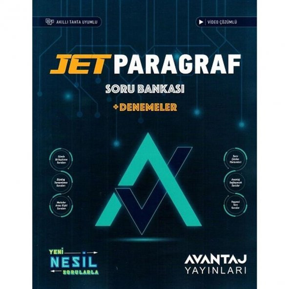 AVANTAJ JET PARAGRAF SORU BANKASI + DENEMELER - 2