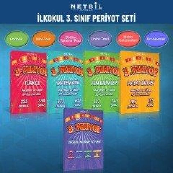 NETBİL 3.SINIF PERİYOT EĞİTİM SETİ - 2