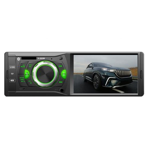 FOR-X X-880BT 4 İnç Usb-SD-Bluetooth Destekli Ekranlı Mekaniksiz oto Teyp