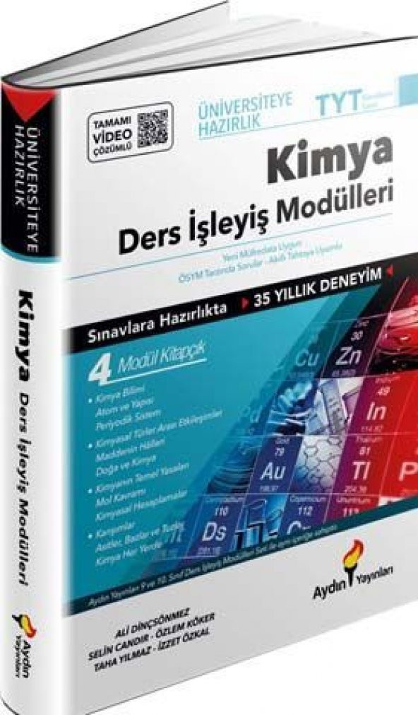 Aydın TYT Kimya Ders İşleyiş Modülleri - 1