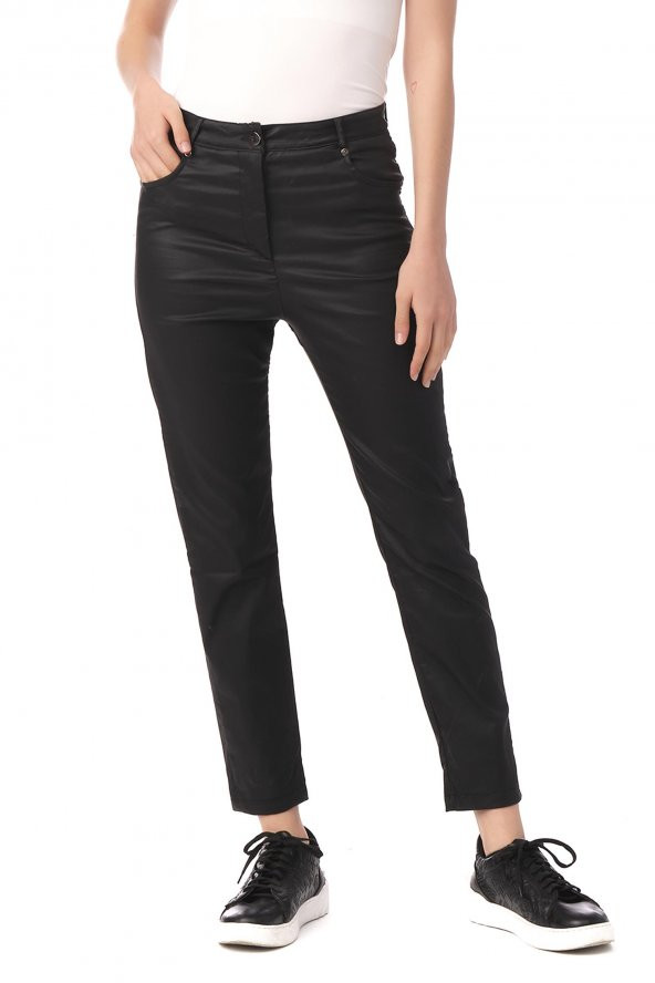 Slim Kesim Düz Kadın Pantolon - 2