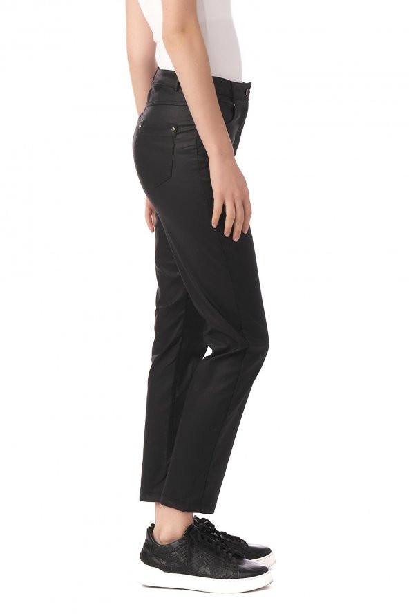 Slim Kesim Düz Kadın Pantolon - 5