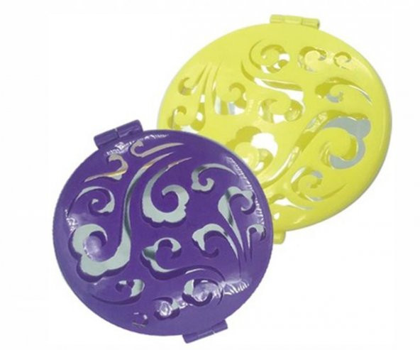 Nascita Renkli İşlemeli Cep ve Çanta Makyaj Aynası