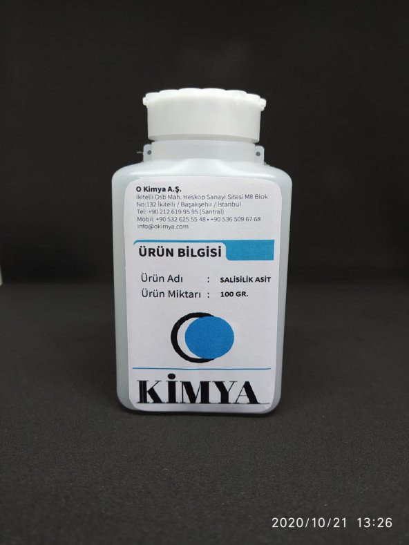 SALİSİLİK ASİT (100 GR.) Pharma Grade %99.8 - 1