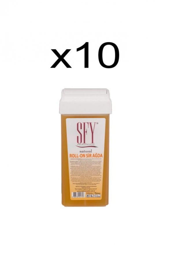 SFY Professional Roll-on Sir Kartuş Ağda Natural 10 Adet 100 ml.