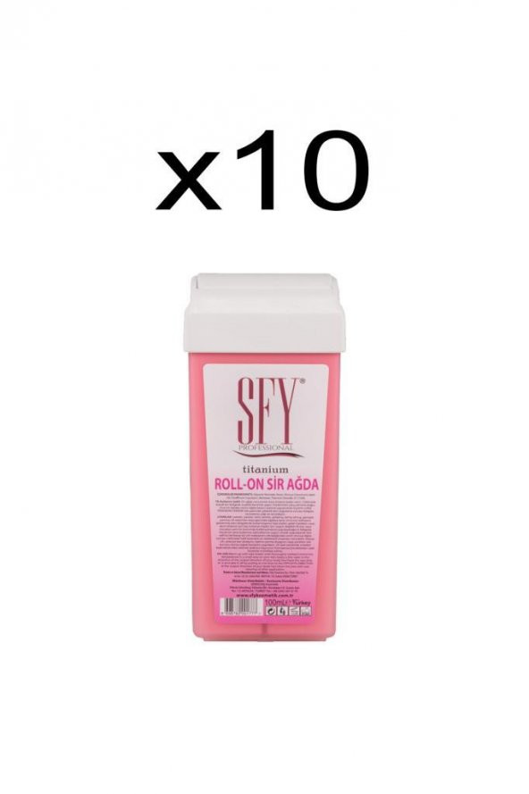 SFY Professional Roll-on Sir Kartuş Ağda Pink 10 Adet 100 ml.