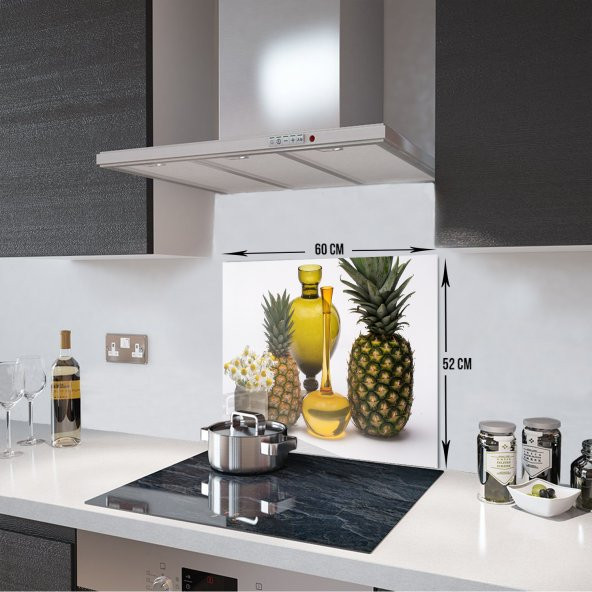 DECORITA Cam Ocak Arkası Koruyucu- Otantik Dekor - 4