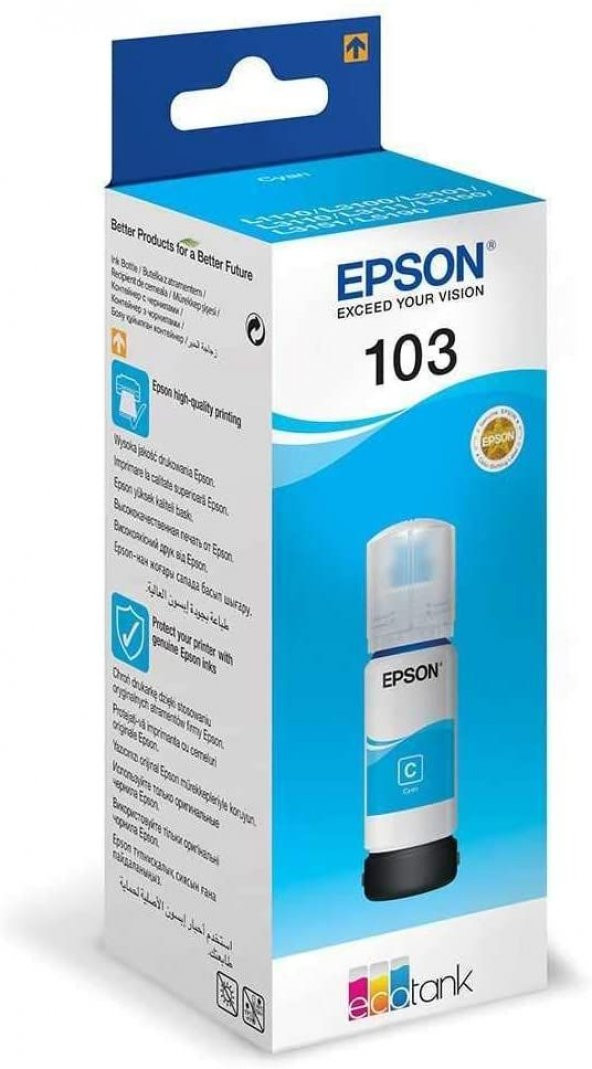 EPSON C13T00S24A 103 ECOTANK MAVİ