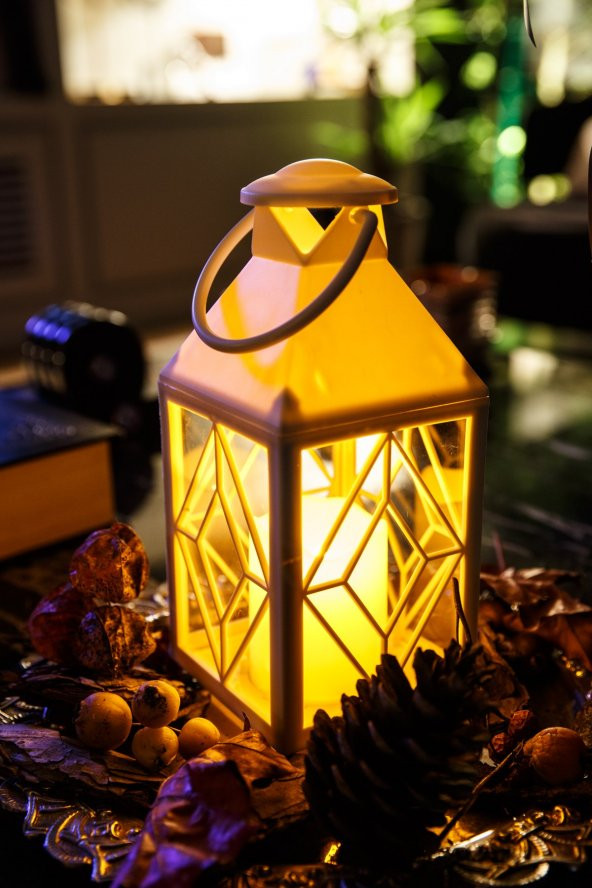 Country Tarzı Barcelona Pilli ve Usbli Led Fener - 2