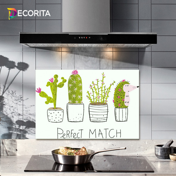 DECORITA Cam Ocak Arkası Koruyucu- Perfect Match
