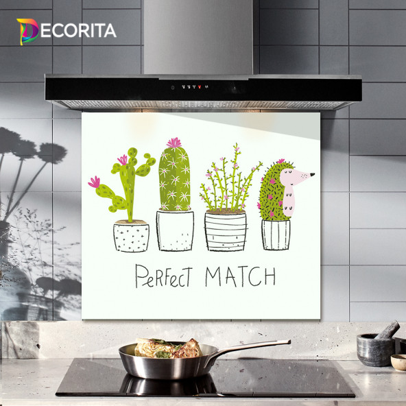DECORITA Cam Ocak Arkası Koruyucu- Perfect Match - 2