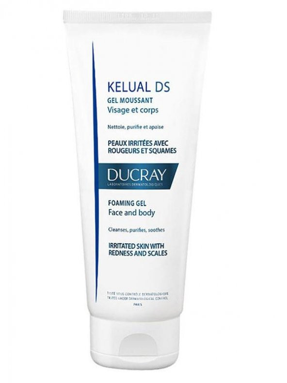 Ducray Kelual DS Foaming Gel 200ml | Pullanma Karşıtı Yüz,Vücut Yıkama Jeli - 1
