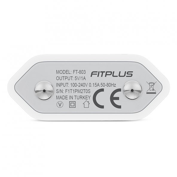 FitPlus Bianca FT-803 Şarj Aleti ve Lightning Kablo Set 1.1A - 5