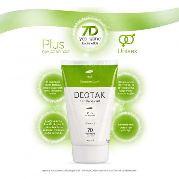 Deotak Krem Deodorant Plus 35 Ml - 2