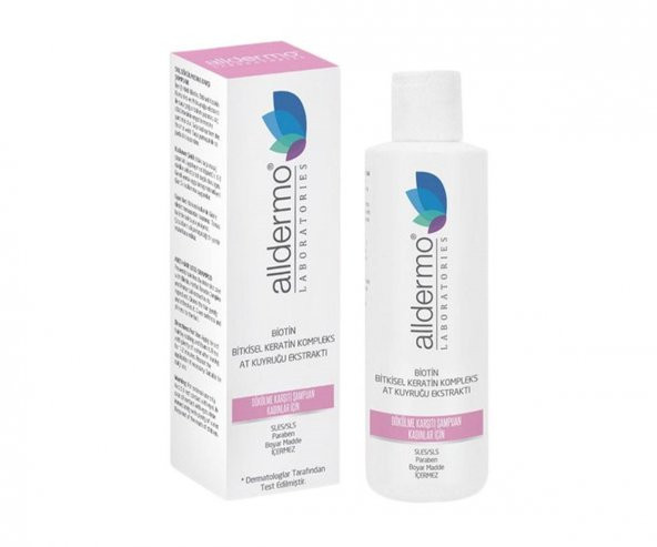 Alldermo Biotin Cüce Palmiye Ekstraktı Dökülme Karsıtı Şampuan 200 ml - Kadınlar İçin