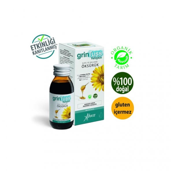 GrinTuss Yetişkin Öksürük Şurubu 128 gr