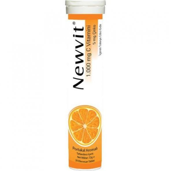 Newvit Vitamin C 1000 mg 20 Efervesan Tablet
