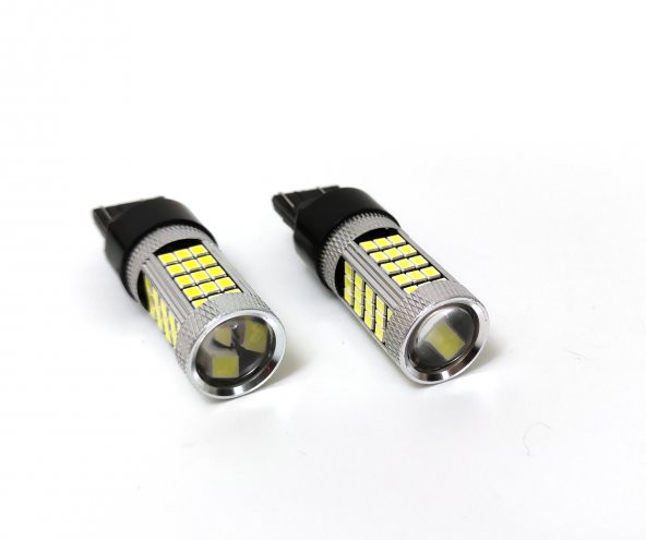 Gündüz Farı - 6000K Mercekli - Parlak Beyaz - T20 7443 Uyumlu - 3