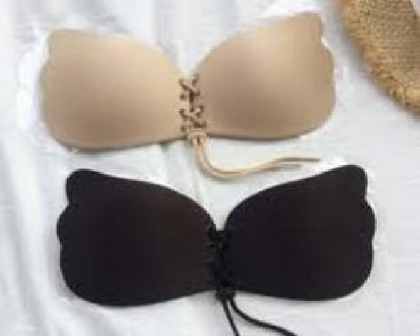Bayan Angel Bra Renkli Push-Up Straplez Askısız Sütyen - 6