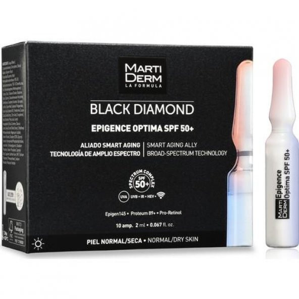 MartiDerm Epigence Optima Black Diamond Spf50+ 10 Ampul