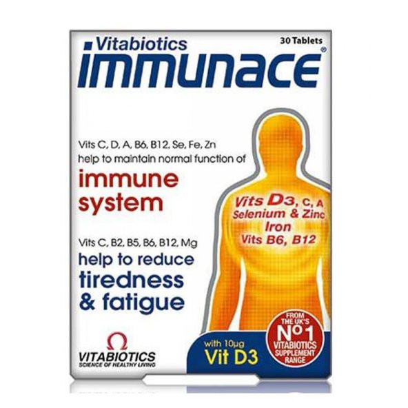 Vitabiotics_Immunace - 30 Tablet - Multivitamin -SKT:04/2023