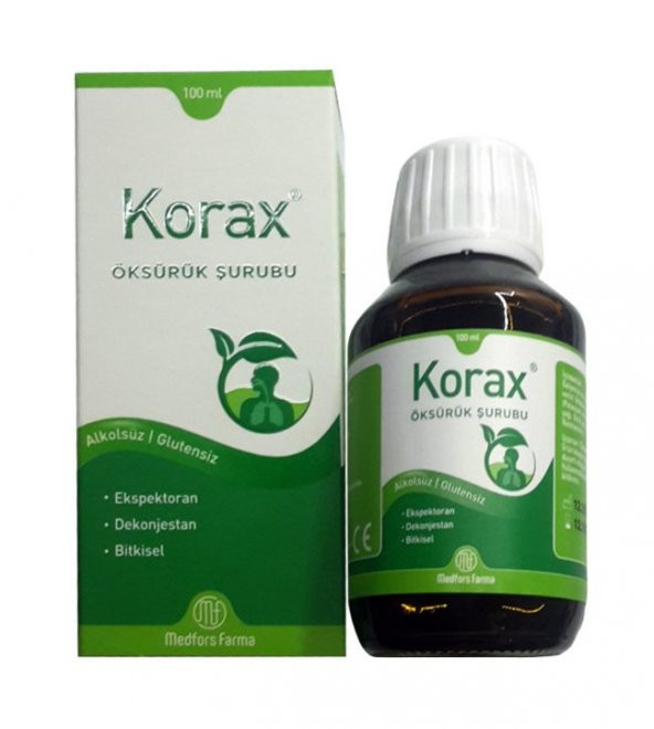 SKT:12/2021 Korax  Şurup 100ml - 1
