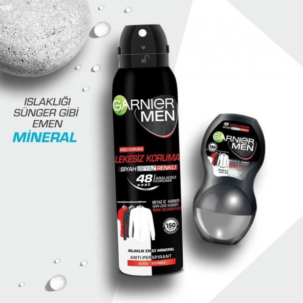 Garnier Men Lekesiz Koruma Aerosol Sprey 150 Ml - 2