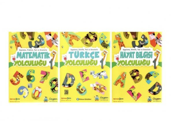 Üçgen Yayıncılık 1. Sınıf 2. Dönem İlkokul Yolculuğu Seti 3 Kitap