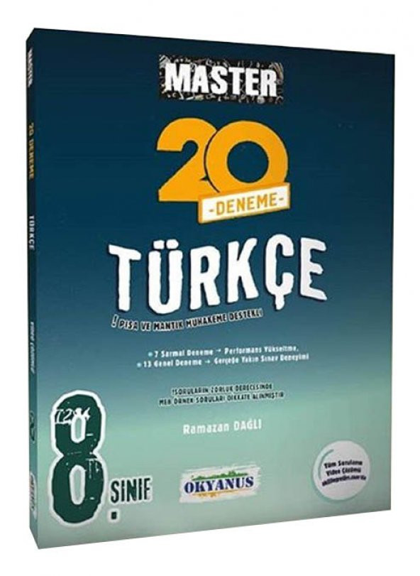 Okyanus 8.Sınıf Türkçe Master 20 Deneme