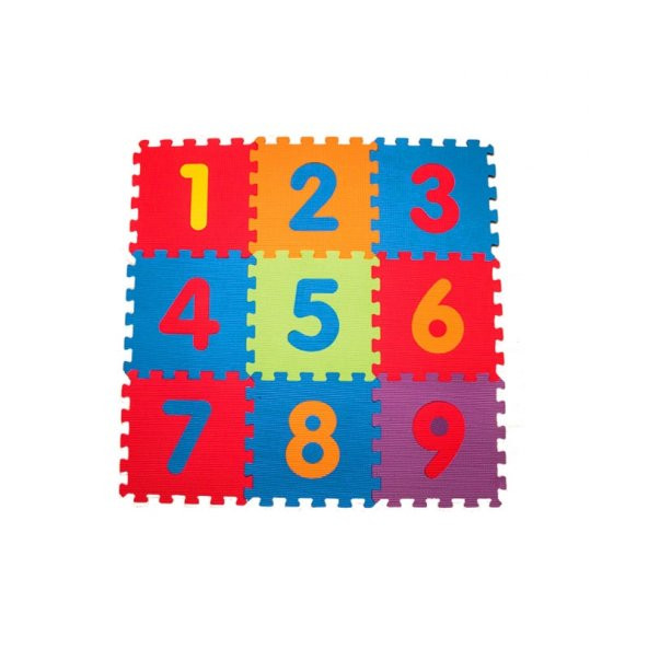 Eğitici Eva Oyun Karosu Yer Matı Puzzle Sayılar 35x35  cm