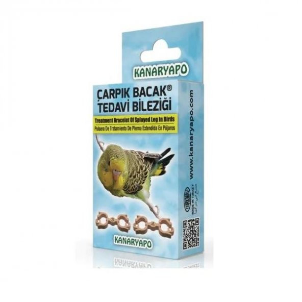 Kanaryapo Muhabbet Kuşu Çarpık Bacak Bileziği 10Lu Paket
