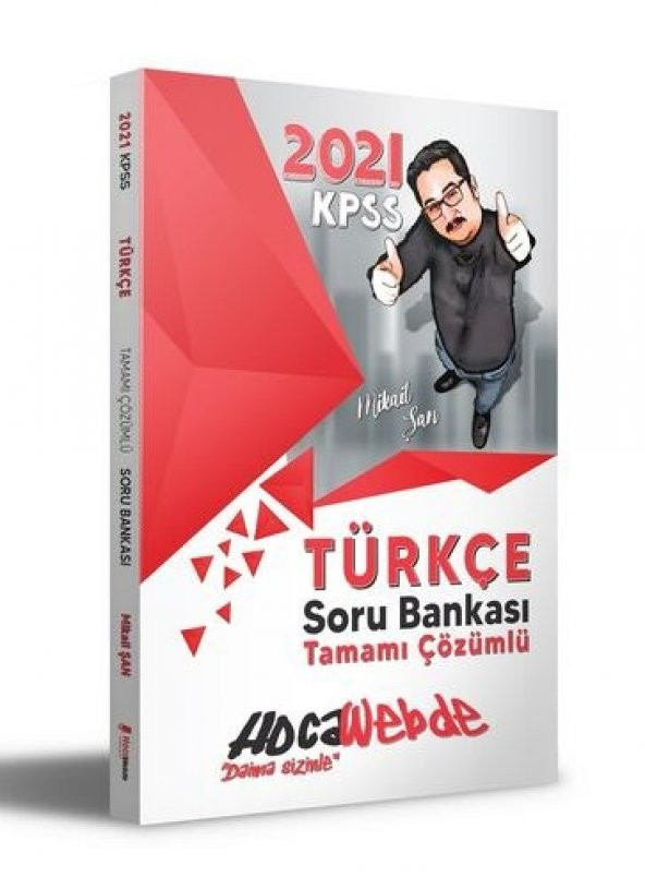 HocaWebde Yayınları 2021 KPSS Türkçe Soru Bankası