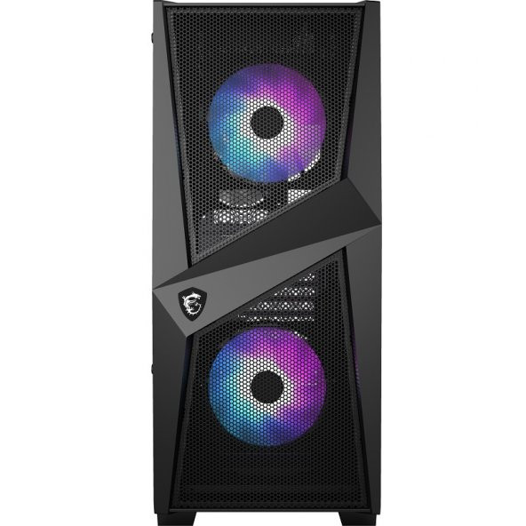 MSI MAG FORGE 100R Powersız Gaming Mid-Tower PC Kasası Siyah