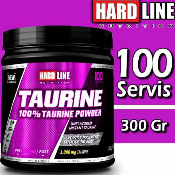 Hardline Taurine Powder Taurin Aromasız 300 gr