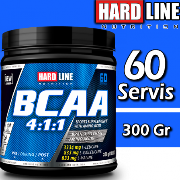 Hardline Bcaa 4:1:1 300 Gr 60 SERVİS Aromasız