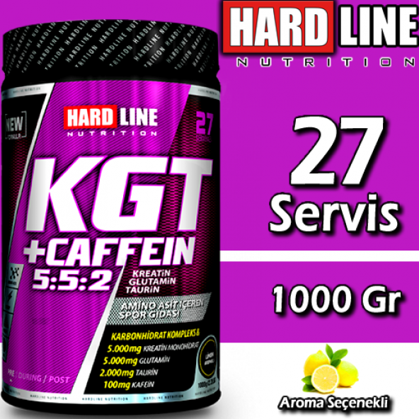 Hardline KGT 1000 Gr Limon Creatine ( Kreatin, Glutamin, Taurin )