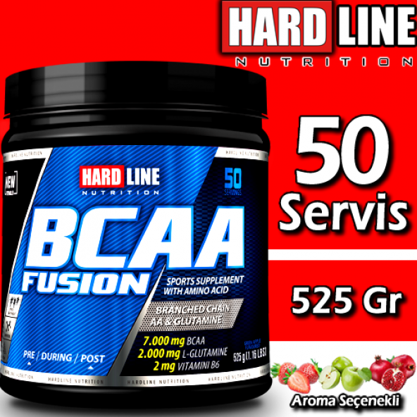 Hardline BCAA FUSION 500 GR 3 Farklı Aroma Seçenekli