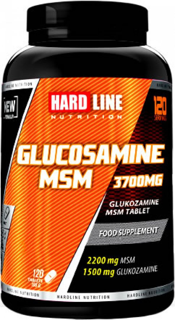 Hardline Glucosamine MSM 120 Tablet ADINIZA FATURALI HIZLI KARGO