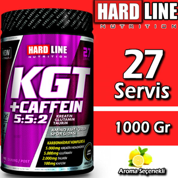 Hardline KGT 1000 Gr Creatine Glutamine Taurine