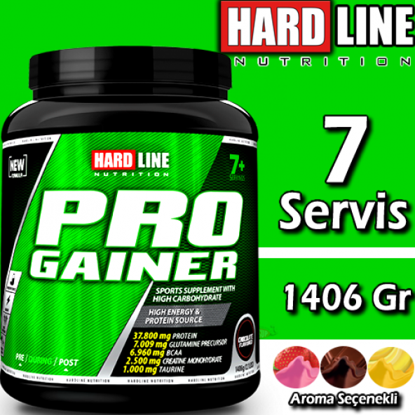 Hardline Progainer 1406 Gr Karbonhidrat Gainer 3 Aroma