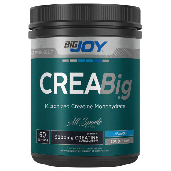 BigJoy Sports CreaBig 300 Gr 60 SERVİS Kreatin Micronize Creatine