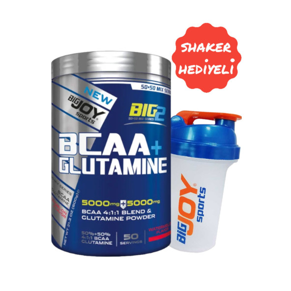 Bigjoy Big2 Bcaa + Glutamine 2si 1 Arada 50 SERVİS 600 Gr KARPUZ