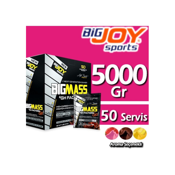 BigJoy Sports BigMass Gainer 50 Servis 5000 Gr Karbonhidrat Tozu