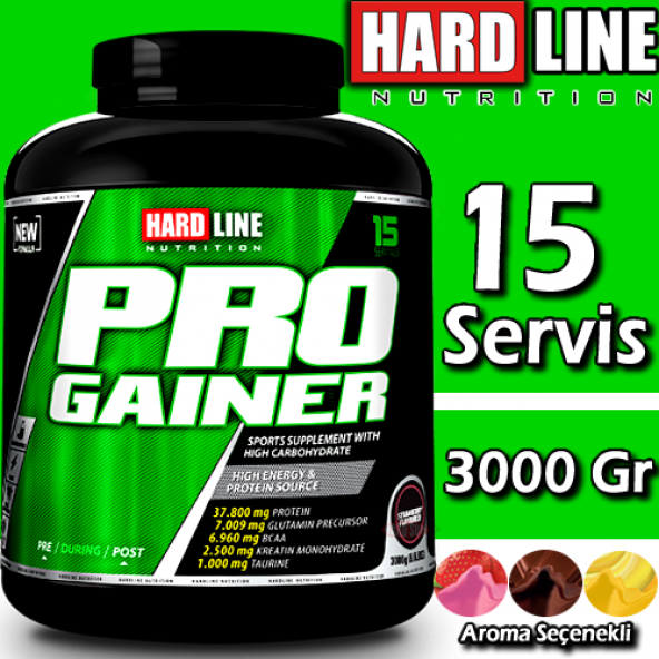 Hardline Progainer 3000 Gr Karbonhidrat Tozu